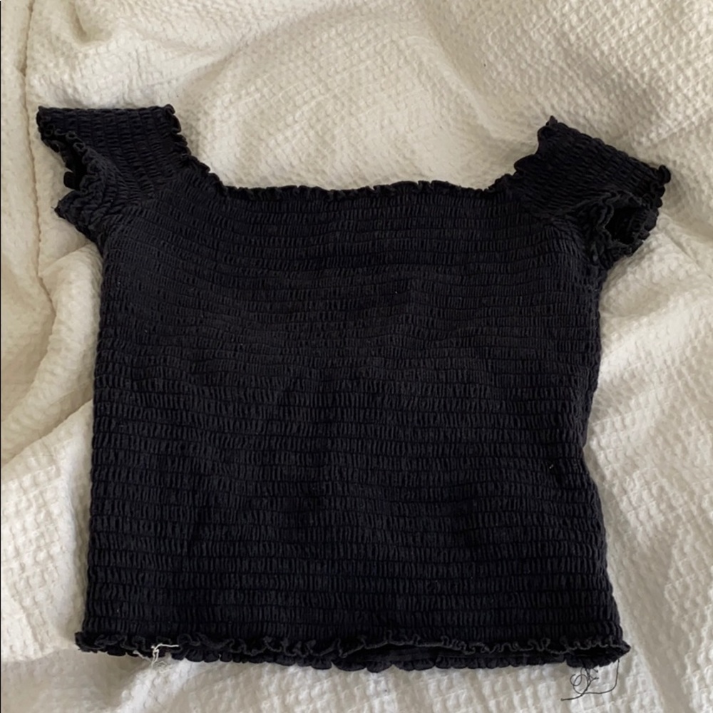 Hollister Black Crop top